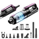 MONOZEL Cordless Handheld Vacuum Cleaner, 18000Pa 2 in 1 Car Vacuum Cleaner&Air Duster, 130W Brushless Motor with 7800mAh Batter