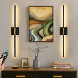 TaoFiaCo Battery Operated Wall Sconces Set of Two, Battery Wall Sconce with Remote Control, Black Gold Modern LED Rechargeable W