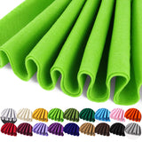 Apple Green Felt Fabric 36 x 36 (1 Square Yard), Soft 1.6mm Thick Felt Sheets for Craft Sewing Patchwork DIY Art Projects Decora