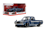 Jada Toys JDM Tuners 1:24 Scale Die-Cast 1972 Datsun 620 Pickup - Opening Doors, Detailed Interior, Rubber Tires, Collectible fo