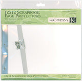 K&Company Post Bound Page Protectors Drawing Pad, 12 by 12Inch, 10/Pack