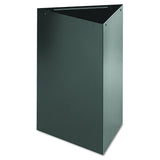 Safco Products 9550BL Trifecta Waste Receptacle 34 High Base with 9560PC Plastic Trifecta Lid, 19Gallon, Black