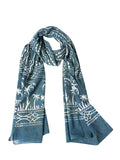 Rai Sahab Printed Cotton Scarf For Women, Lightweight Soft Scarves Stoles For Summer & Winter