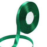 HARSKIYER 100 Yards 5/8 Inch Green Satin Ribbon, Solid Fabric Ribbon Roll for Gift Wrapping, Floral Bouquets, Wedding, Party, Ha