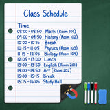 Gersoniel Giant Magnetic Lined Notebook Paper, 17inch x 21.5inch Dry Erase Magnetic Sheet for Classroom Teaching and Homeschool Suppli