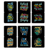 woopme Set of 6 Do What Makes You Happy Magnetic Bookmark for Book Lovers Readers Students Gift Magnetic Page Clips Folding