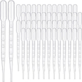 Kingdder 5000 Pcs Plastic Transfer Pipettes Disposable Graduated Pipettes for Scientific Experiment, Essential Oils, Make up Too