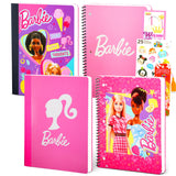 Barbie Notebooks for School Bundle Includes 4 Notebooks for Kids Plus Stickers, Bookmark, More School Supplies for Girls, Kids
