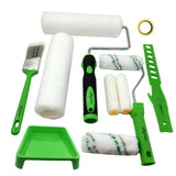 Magimate Paint Roller Kit with Tray Large Paint Roller Small Stain Roller and Brush Assorted for Painting Walls Decks Houses, Ro