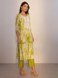 Libas Women'S Cotton Kurta Set (400284 Green Xl