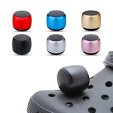 UUEENN Clog Speaker, Mini Speaker for Clog, Halloween Mini Speaker, Bluetooth Clog Charm, Pink