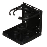 Attwood 2445-7 Fold-Up Dual Ring Drink Holder (Black)