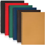 Epakh 6 Pack B5 Spiral Notebook Ruled Spiral Lined Journal, Multi Color