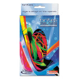 Alliance 07706 Brites PicPac Rubber Bands, Blue/Orange/Yellow/Lime/Purple/Pink, 11/2oz Box
