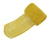 JubileeYarn Burlap Jute Craft Ribbon - 5.5 x 10 Yards - Straw Yellow - 30 Rolls