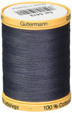 Gutermann Natural Cotton Thread Solids 876yd, Evening Blue