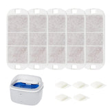 Gardner Pet Replacement Filters for 8L White Pet Water Fountain, 5-Pack