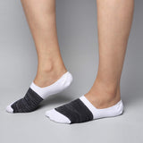 Nimble No Show Socks For Men, Loafer Socks Mesh Anti Slip Unisex Socks, Casual Socks For Men/Boys (White)