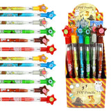 TINYMILLS 24 Pcs Wizard Multi Point Stackable Push Pencil Assortment with Eraser for Wizard Birthday Party Favor Prize Carnival
