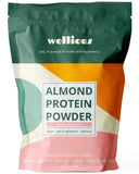 wellious Clean Vegan Protein Powder Vanilla - Plant Based Protein, Dairy Free, for Gut Health, No Sodium, High Fiber, Keto Frien