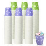 LITOPAK 600 Pack 5 oz Small Disposable Cups, Disposable Paper Cups, Mini Paper Cups, Colorful Disposable Mouthwash Cups for Part