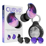 CURVD Cliq Earplugs with Swappable Covers, Stylish Noise Reduction for Concerts, Noise Sensitivity & More. Customizable Colors &