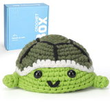 CrochetBox Crochet Kit for Beginners Adults - Turtle Starters Crochet Kit, Beginners Crocheting Kitting for Adults Teen, Craft G