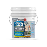 Zinsser 285090 Bulls Eye 123 WaterBase Primer, 5 Gallon, Gray