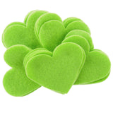 Playfully Ever After 3 Inch 28pc Felt Hearts (Light Green)
