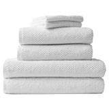 Coyuchi Air Weight Organic Towels, 6 Piece Set (Alpine White)