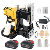 BTOUWIND Cordless Bag Sewing Machine Includes 2 4000mAh Rechargeable Batteries,Take 2 Spools of Thread And 10 Needles,Portable