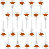 20 Pieces Facial Fan Mask Brushes Acid Applicator Soft Makeup Brushes Cosmetic Tools for Glycolic Peel Masques