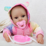 Lifelike Baby Dolls Girl, 18 inch Large Realistic Sweet Soft Body Baby Doll Real Life Baby Dolls Girl, with Accessories Gift for