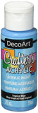 DecoArt Crafter's Acrylic Paint, 2-Ounce, Tropical Blue