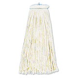 Boardwalk 716CEA CutEnd LieFlat Wet Mop Head, Cotton, 16oz, White