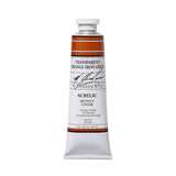 M. Graham 2Ounce Tube Acrylic Paint, Transparent Orange Iron Oxide