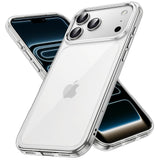 JETech Case for iPhone 17 Pro 6.3-Inch, Non-Yellowing Shockproof Phone Bumper Cover, Anti-Scratch Clear Back (Clear)