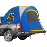 GoHimal Pickup Truck Tent, Waterproof PU2000mm Double Layer for 5.5-6.0 FT Truck Bed, Portable Bed Tent for Camping, Blue