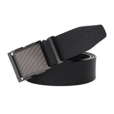 Sunshopping MenS Formal Genuine Leather AutoLock Adjustable Belt (Jafa49Bl (28, Black)