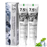 2PCS Hydroxyapatite Toothpaste 7.5 for Enamel Protection, Fluoride-Free Toothpaste for Sensitive Teeth, Fresh Breath, Mild Mint
