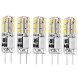 I-SHUNFA G4 LED Bulb T3 JC Bi-Pin Base, 12V AC/DC, 1.24W, 93LM, 6000K Cool White, Flicker-Free, Energy-Saving, 30,000 Hour Lifes