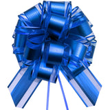 6 PCS Large Pull Bows, Blue Bows for Gift Wrapping, Gift Bows for Christmas Wedding Birthday Party Valentine's Day Mother's Day