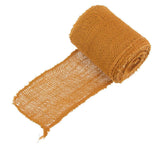 JubileeYarn Burlap Jute Craft Ribbon - 5.5 x 10 Yards - Pumpkin - 1 Roll