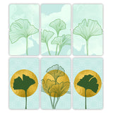woopme Set of 6 Magnetic Abstract Leaf Modern Art Design Bookmark for Book Lovers Readers Students Gift Magnetic Page Clips Fold