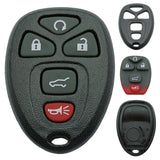 Replacement Key Fob Shell Case Fits for 2007-2015 Buick Cadillac GMC Saturn (15913415, OUC60270) Keyless Entry Remote Control 5