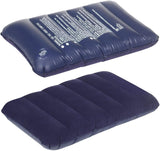 Velvet Air Pillow Cushion Sleeping Bag Backpacking Pillow Soft Comfortable Air Inflatable Travel Pillow Tourist Pillow (Blue) (P