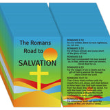 Fankya 240pcs The Romans Road to Salvation Gospel Tracts Plan of Salvation Prayer Cards Pocket Little Jesus Bible Tracts Christi