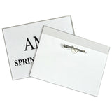 C-Line Pin Style Name Badge Holders with Inserts, 3 x 4 Inches, 100 per Box (94043)