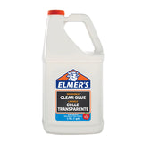 Elmers Clear Liquid School Glue, Slime Glue, & Craft Glue Premium 1 Glue Gallon for School Supplies & Slime Supplies Washable Gl