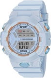 On Time Octus Digital Boy'S And Girl'S Plastic Watch Grey Dial Sky Blue Resin Strap Band Gifts For Kids | Gift For Sister | Birt